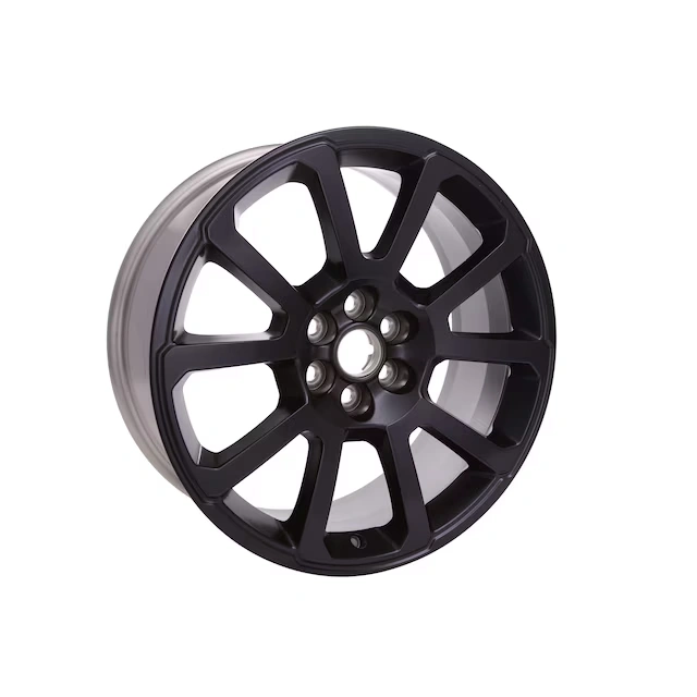 20x8.5-Inch Aluminum 5-Split-Spoke Wheel in Low Gloss Black