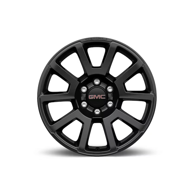 20x8.5-Inch Aluminum 5-Split-Spoke Wheel in Low Gloss Black