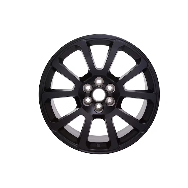 20x8.5-Inch Aluminum 5-Split-Spoke Wheel in Low Gloss Black