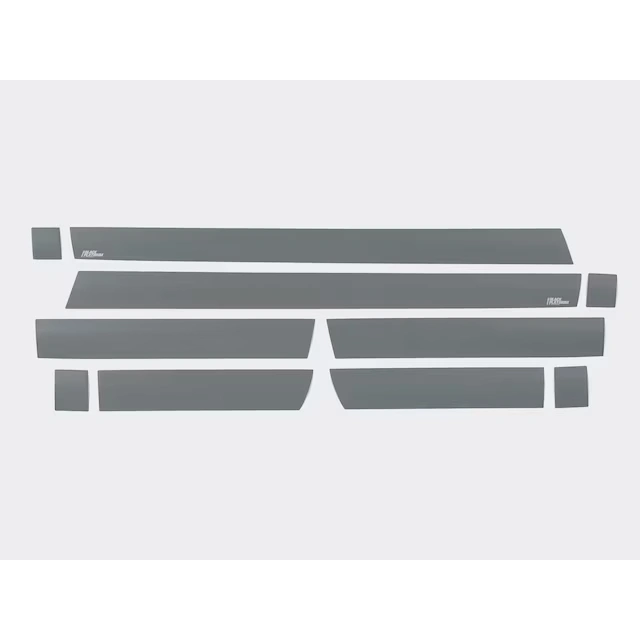 Rocker Panel Moldings in Black Platinum by Putco® - Associated Accessories