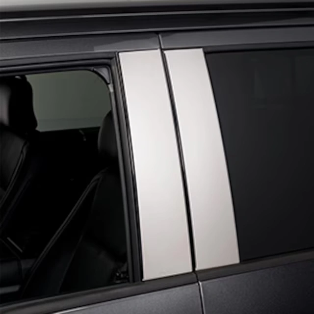 Crew Cab Pillar Trim in Chrome by Putco® - Associated Accessories
