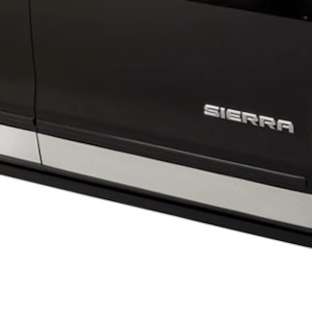 Crew Cab Rocker Panel Molding Set in Stainless Steel by Putco® - Associated Accessories