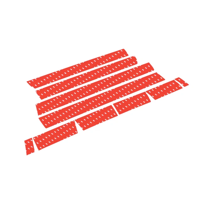 Crew Cab Rocker Panel Molding Set in Stainless Steel by Putco® - Associated Accessories