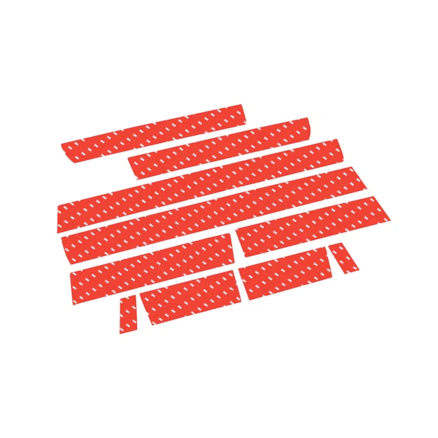 Double Cab Rocker Panel Molding Set in Stainless Steel by Putco® - Associated Accessories