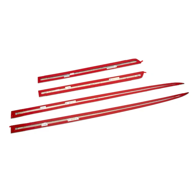 Extended Cab Door Moldings in Chrome