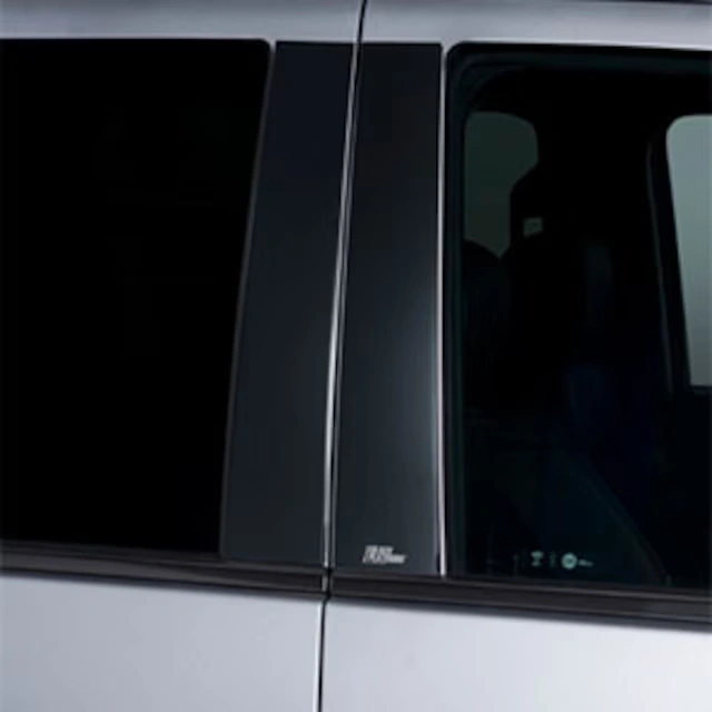 Extended Cab Side Door Post Applique by Putco® in Black Platinum - Associated Accessories