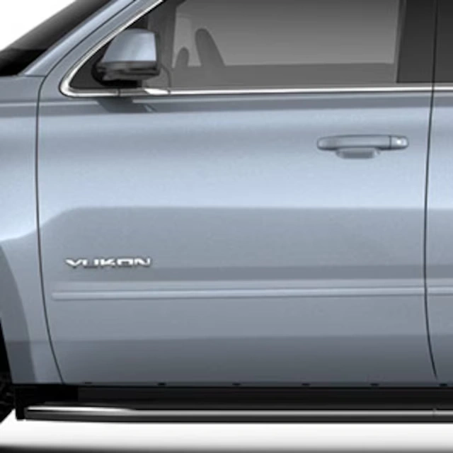 Front and Rear Smooth Door Moldings in Slate Grey Metallic