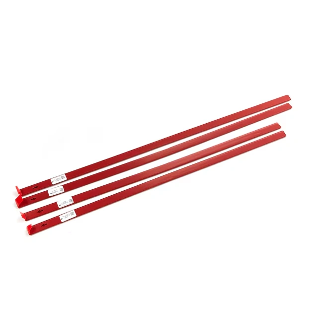 Crew Cab Smooth Door Moldings in Victory Red