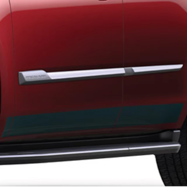 Rocker Panel Moldings in Black Platinum by Putco® - Associated Accessories