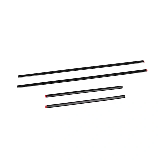 Front and Rear Door Moldings in Black 3 Front and Rear Door Moldings in Black