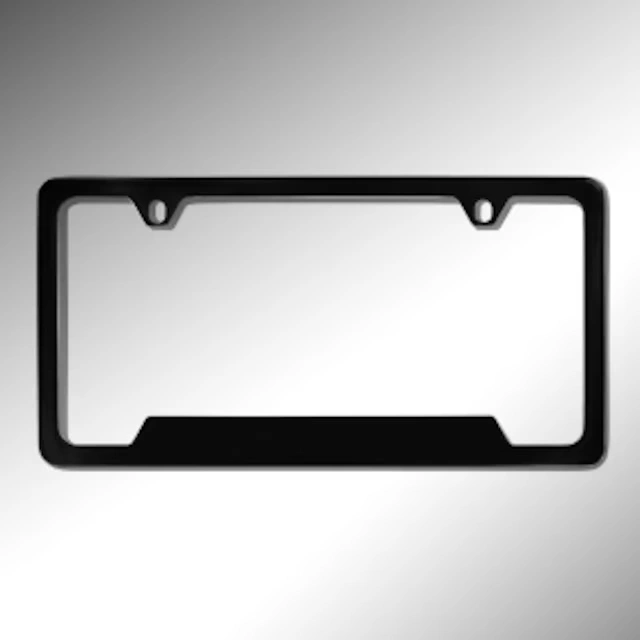 License Plate Frame by Baron & Baron® in Black - Associated Accessories
