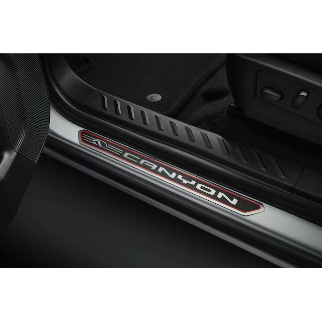 Front Door Sill Plates with Canyon Script