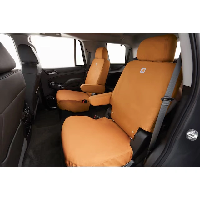 Carhartt® Rear Bucket Seat Cover Package in Brown