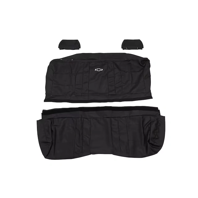 Double Cab Rear Seat Cover Set in Black (Bench Seat without Armrest) 3 Double Cab Rear Seat Cover Set in Black (Bench Seat without Armrest)