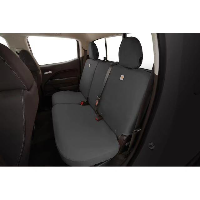 Carhartt® Crew Cab Rear Full Bench Seat Cover Package in Gravel (without Armrest)