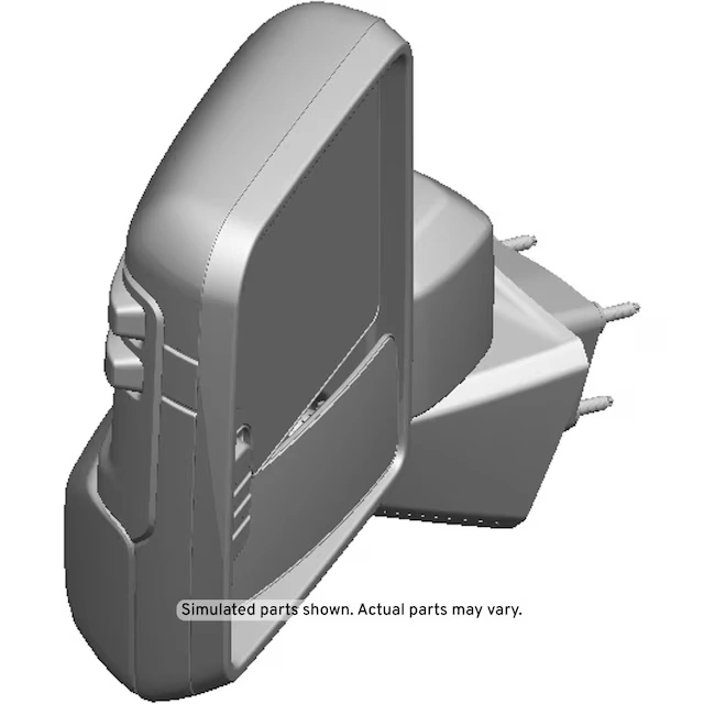 GM Genuine Parts Black Driver Side Mirror