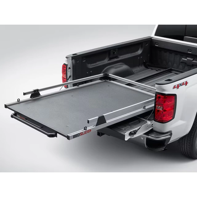 1000 Classic for Long Bed (Up to 1,000-pound evenly distributed weight capacity) Long Bed Sliding Bed Tray by BEDSLIDE® - Associated Accessories