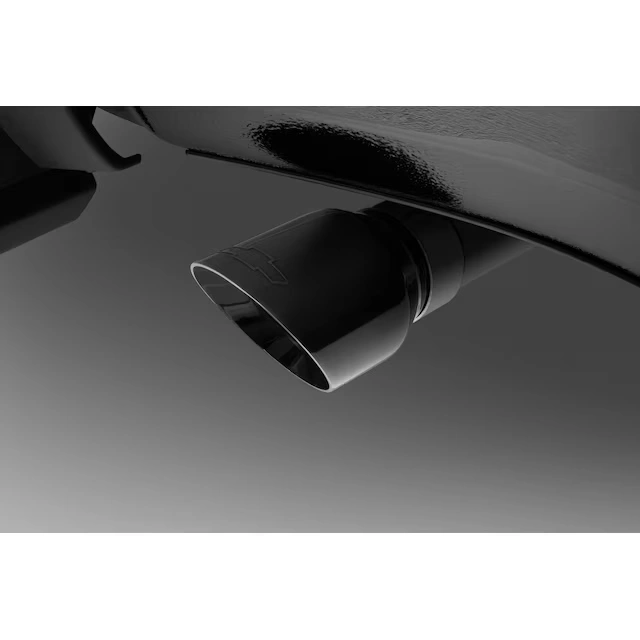 3.6L or 5.3L Black Chrome Single-Outlet Exhaust Tip with Bowtie Logo