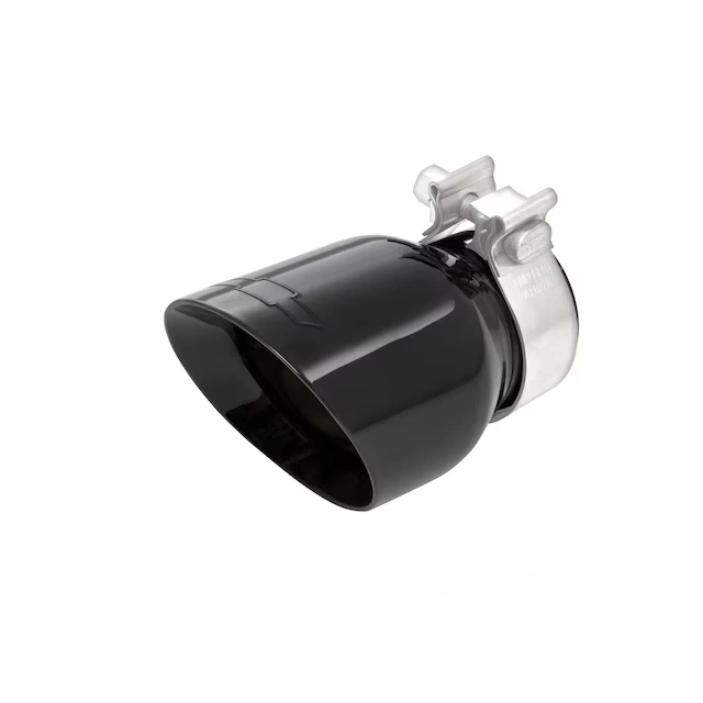 3.6L or 5.3L Black Chrome Single-Outlet Exhaust Tip with Bowtie Logo