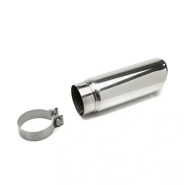6.0L Polished Stainless Steel Single Outlet Exhaust Tip