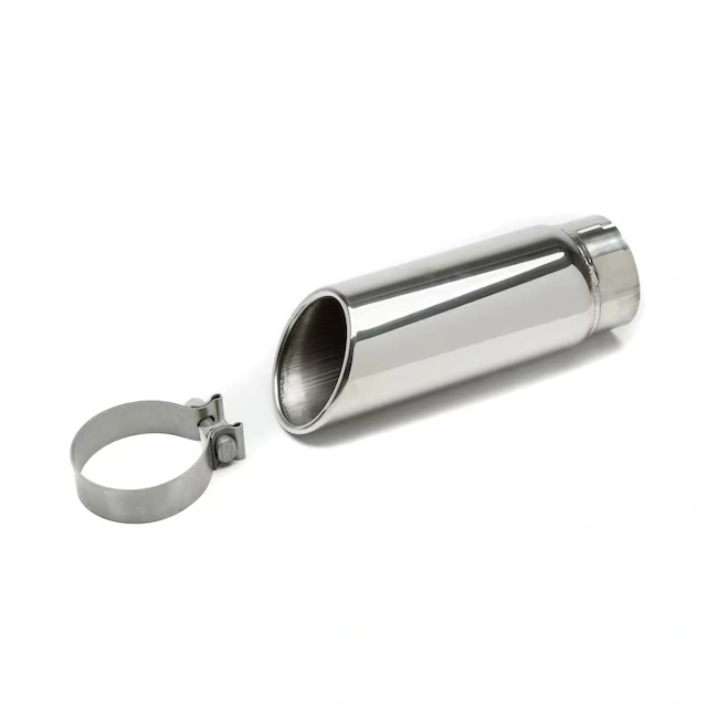 6.0L Polished Stainless Steel Single Outlet Exhaust Tip