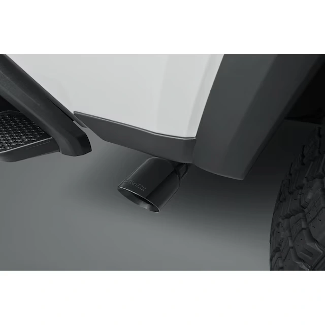2.7L Black Chrome Single Outlet Exhaust Tip with GMC Logo