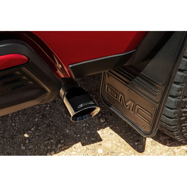 2.7L Black Chrome Single Outlet Exhaust Tip with GMC Logo