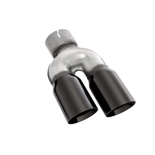 6.6L Black Chrome Dual-Outlet Exhaust Tip