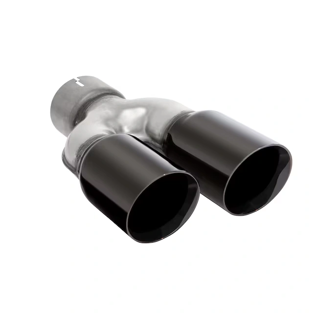 6.6L Black Chrome Dual-Outlet Exhaust Tip