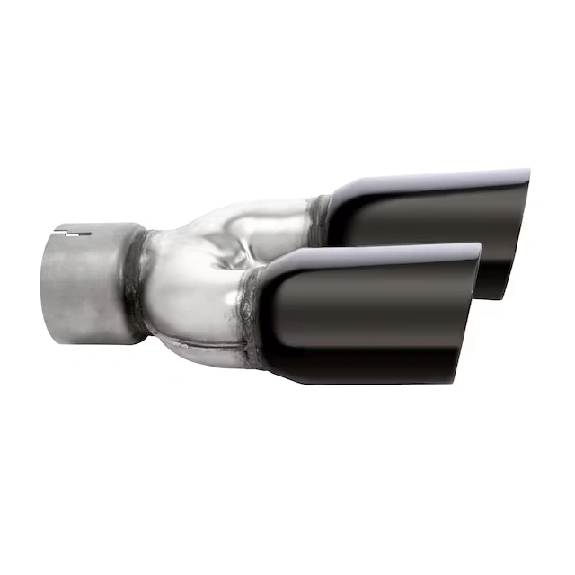 6.6L Black Chrome Dual-Outlet Exhaust Tip