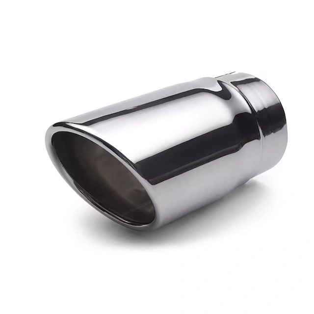 6.2L Polished Stainless Steel Single Outlet Exhaust Tip