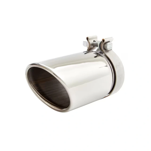 6.2L Polished Stainless Steel Single Outlet Exhaust Tip
