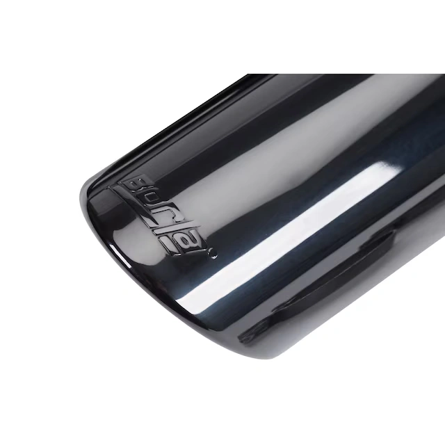 Black Chrome Dual Exit Exhaust Tip Set by Borla® - Associated Accessories