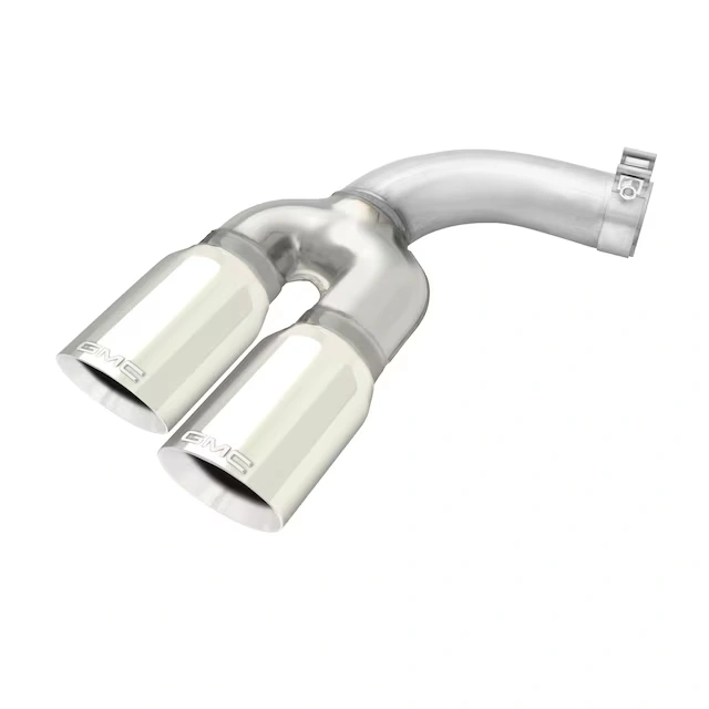 4.3L or 5.3L Polished Stainless Steel Dual-Outlet Exhaust Tip with GMC Logo