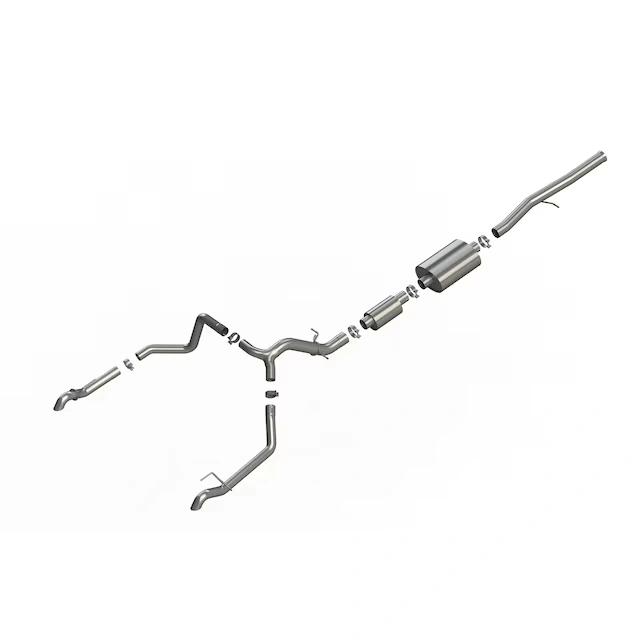 6.2L Cat-Back Dual Rear Exit Upgrade System for Short Wheel Base Models by Borla® - Associated Accessories