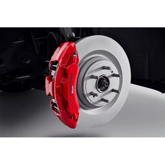 Front 6-Piston Brembo® Brake Upgrade System in Red with Chevrolet Performance Logo