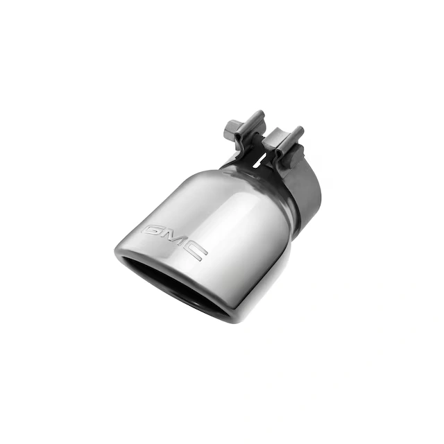 3.6L or 5.3L Polished Stainless Steel Single Outlet Exhaust Tip with GMC Logo