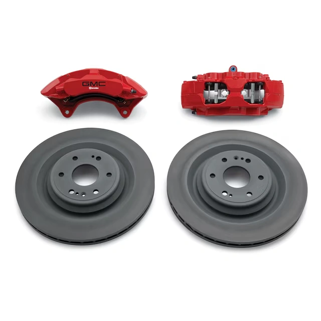 Front Six-Piston Brembo® Brake Upgrade System in Red