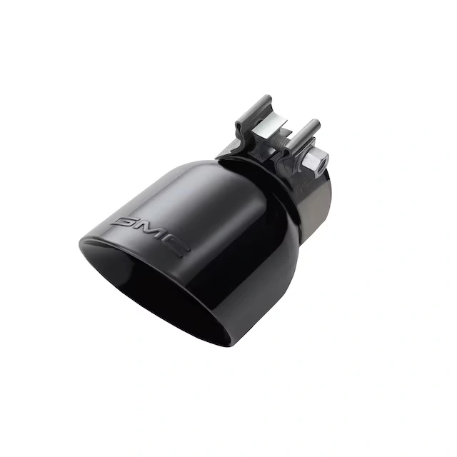 3.6L or 5.3L Black Chrome Single-Outlet Exhaust Tip with GMC Logo