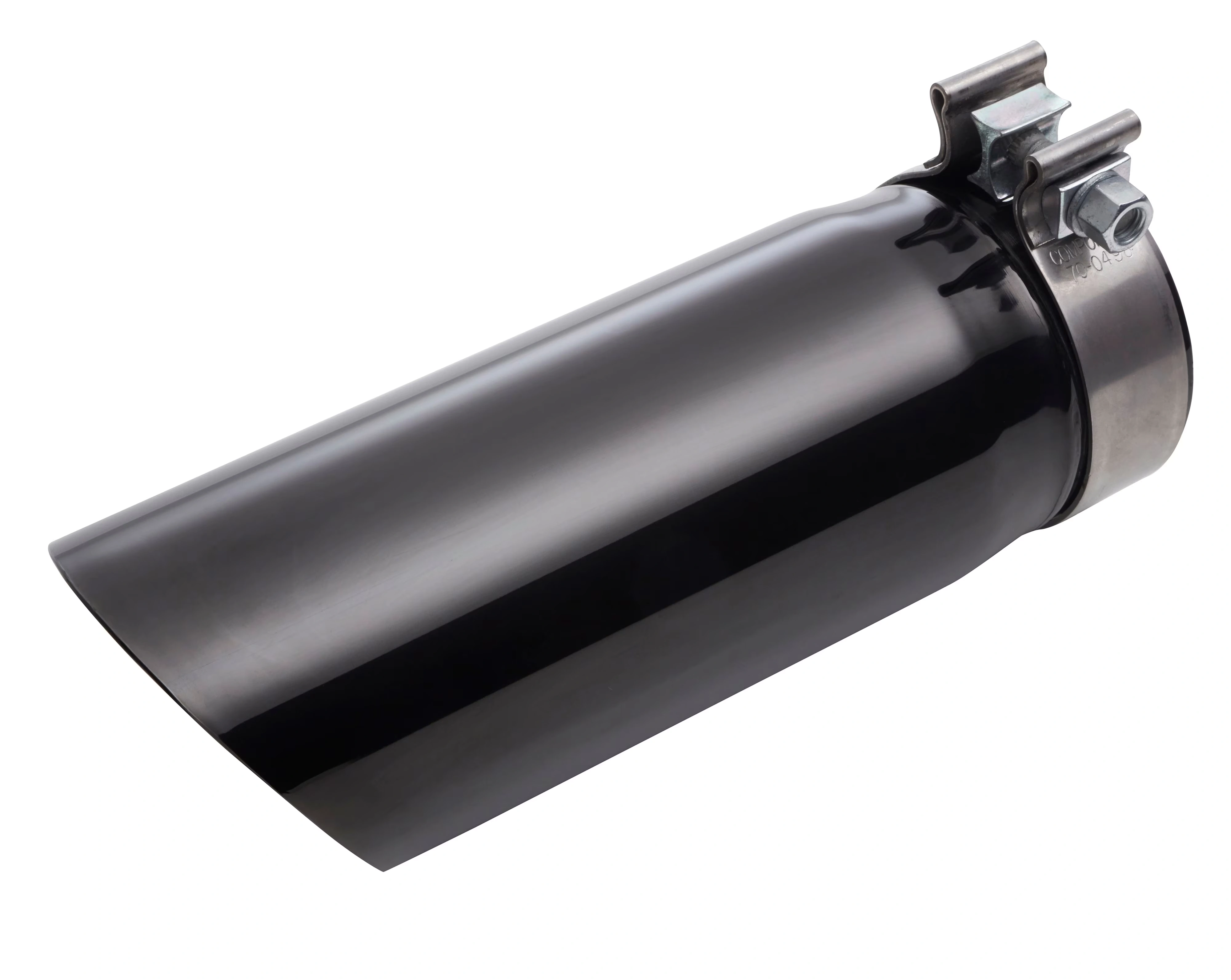 6.0L or 6.6L Black Chrome Single-Outlet Exhaust Tip