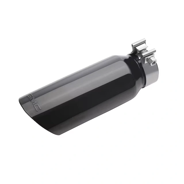 4.3L or 5.3L Black Chrome Single-Outlet Exhaust Tip with GMC Logo