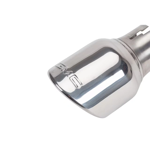 2.5L Polished Stainless Steel Single Outlet Exhaust Tip with GMC Logo