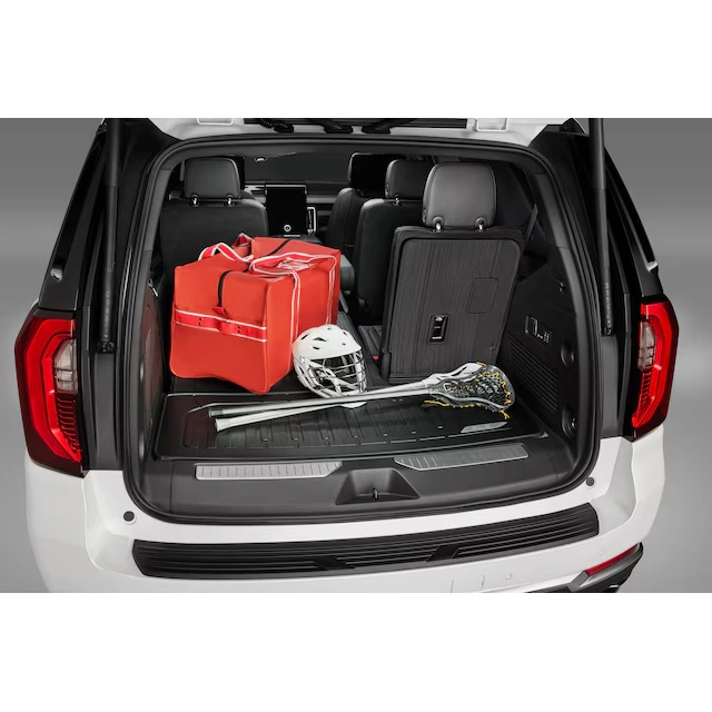 Integrated Cargo Liner in Jet Black with GMC Logo