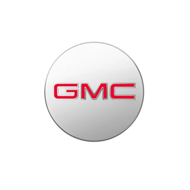 Center Cap in Bright Aluminum with GMC Logo