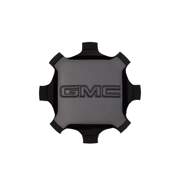 Center Cap in Black with Black GMC Logo