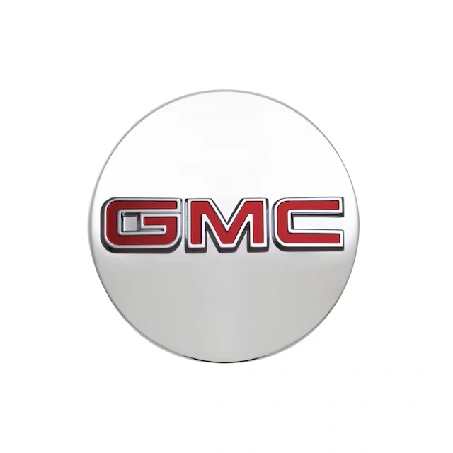 Center Cap in Brushed Aluminum with GMC Logo
