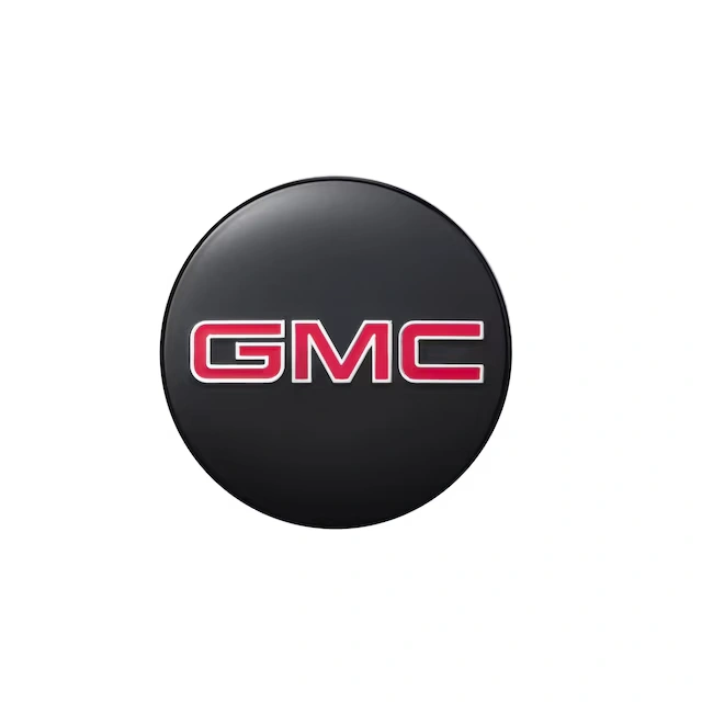 Center Cap in Black with GMC Logo