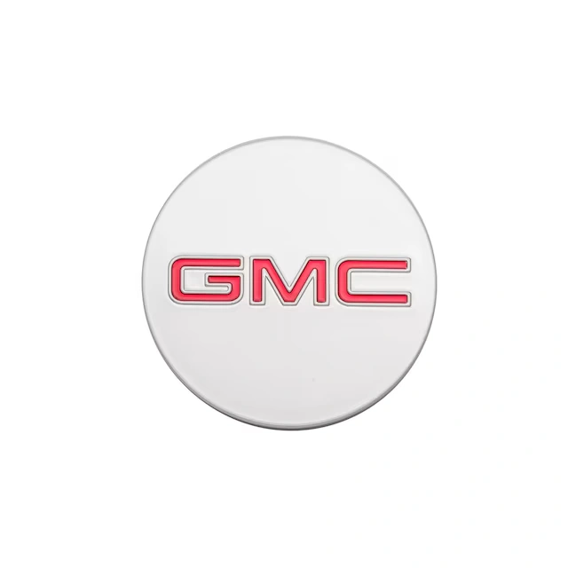 Center Cap in Bright Aluminum Finish with GMC Logo