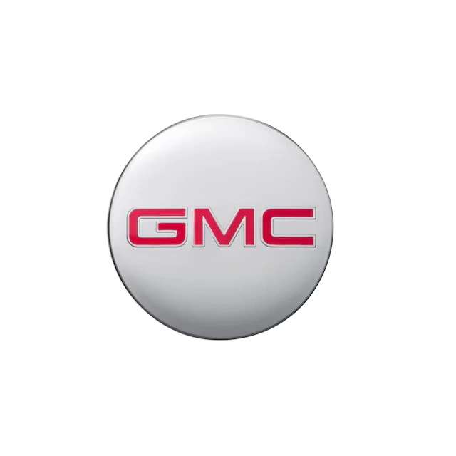 Center Cap in Bright Aluminum Finish with GMC Logo
