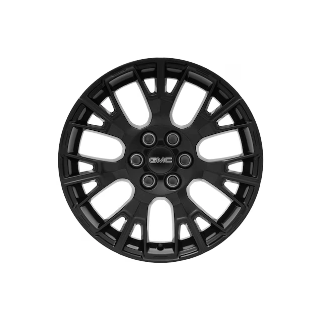 18x8-Inch Aluminum Multi-Spoke Wheel in Gloss Black Finish